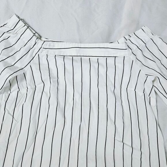 Porophrase Womens Blouse Multi-Color Size Small Cotton Blend Off Shoulder - Picture 8 of 12